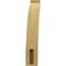 Ekena Millwork 3-inch W x 14-inch D x 18-inch H Lafayette Rough Cedar Woodgrain TimberThane Knee Brace, Primed BRCUR03X14X18LFTRCPR - alternate 2